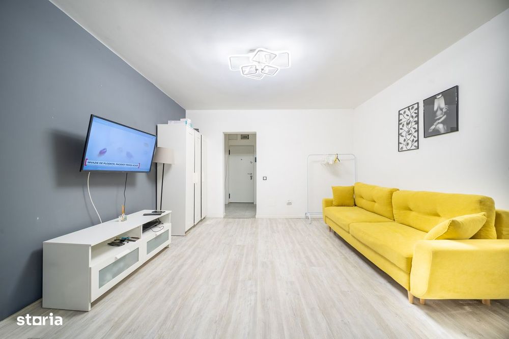 Garsonieră mobilată și utilată, 28 mp, parter – Bd. 1 Mai
