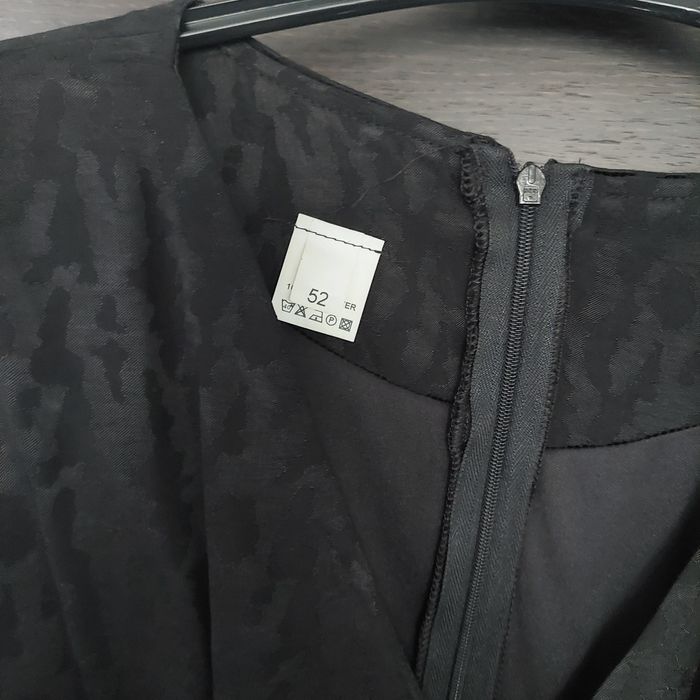 Rochiță neagra animal print - xxl