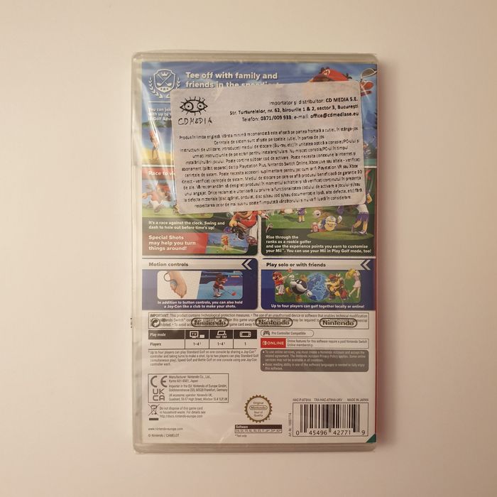 SIGILAT Mario Golf Rush Nintendo Switch/Nintendo Switch 2