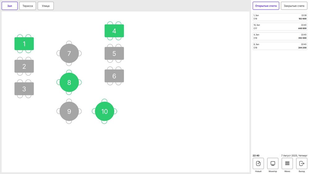 Neon Alisa для кафе ресторанов и для фаст фуда