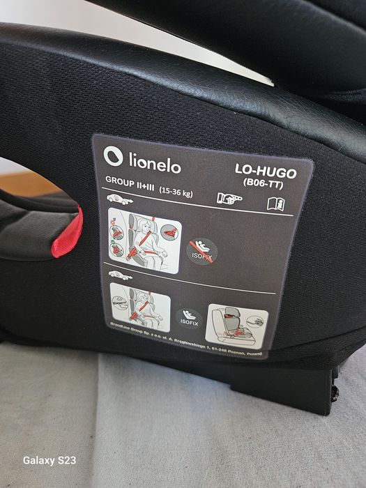 Scaun auto Lionelo (grupă de vârstă 15-36 kg)
