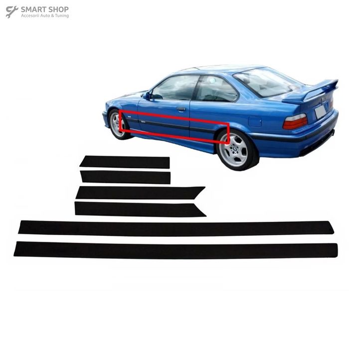 Bandouri Laterale BMW E36 Seria 3 Coupe Cabrio (1992-1998) M3 Design