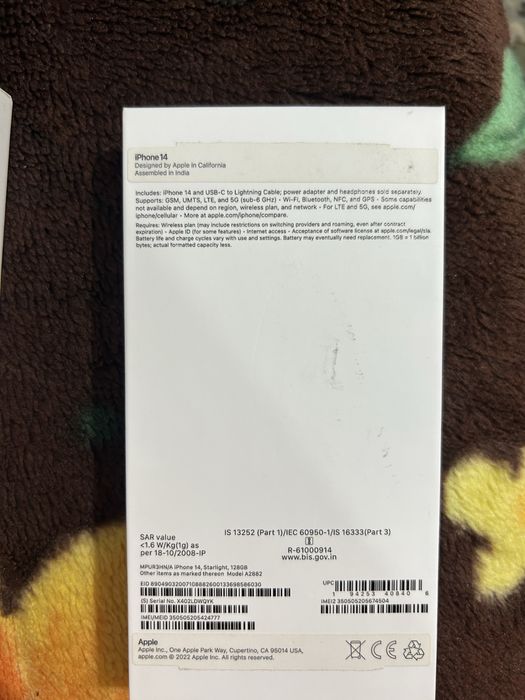 Iphone 14 128gb белый