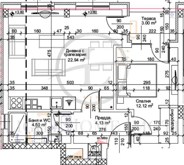 Продава се Двустаен апартамент в Пловдив, Тракия - 68 кв.м за 1142 €/кв.м - Снимка #11