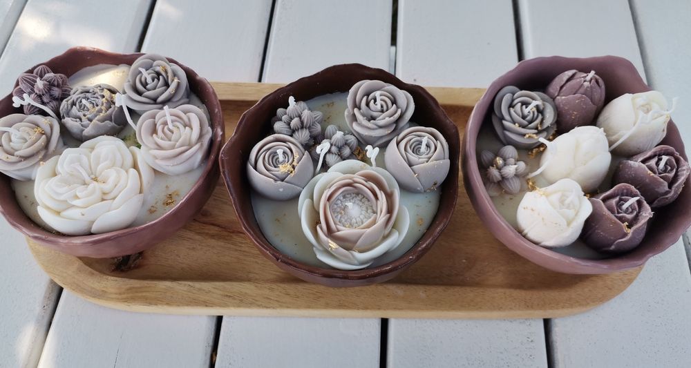 Кашпи с декорация