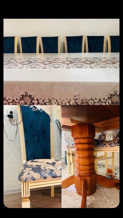 Стол 3 метра со стульями