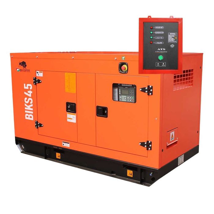 Generator de curent Bisonte BIKS45, insonorizat, Putere maxima 44kVA 400V ATS inclus