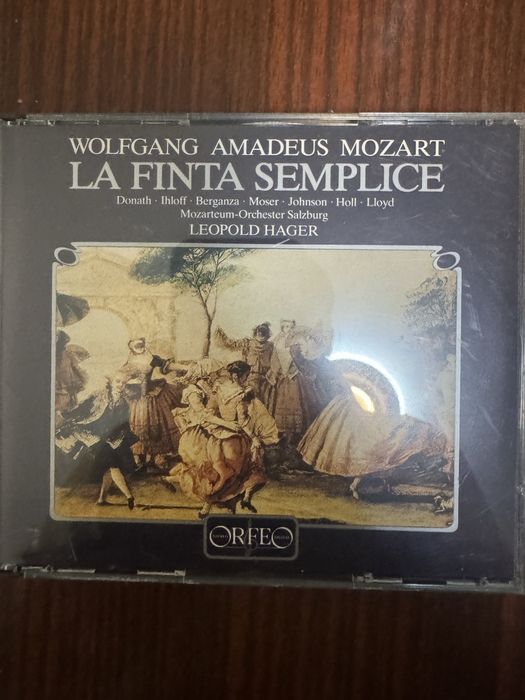 Моцарт La Finta Semplice (3 CD) Orfeo 1989