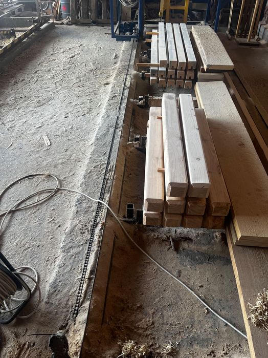 Дървена ограда парапет таборки