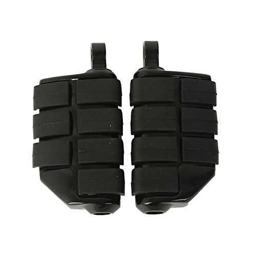 Мотоциклетни стъпенки 10mm, ударопоглъщащи, за Harley Road King/Sportster – черни