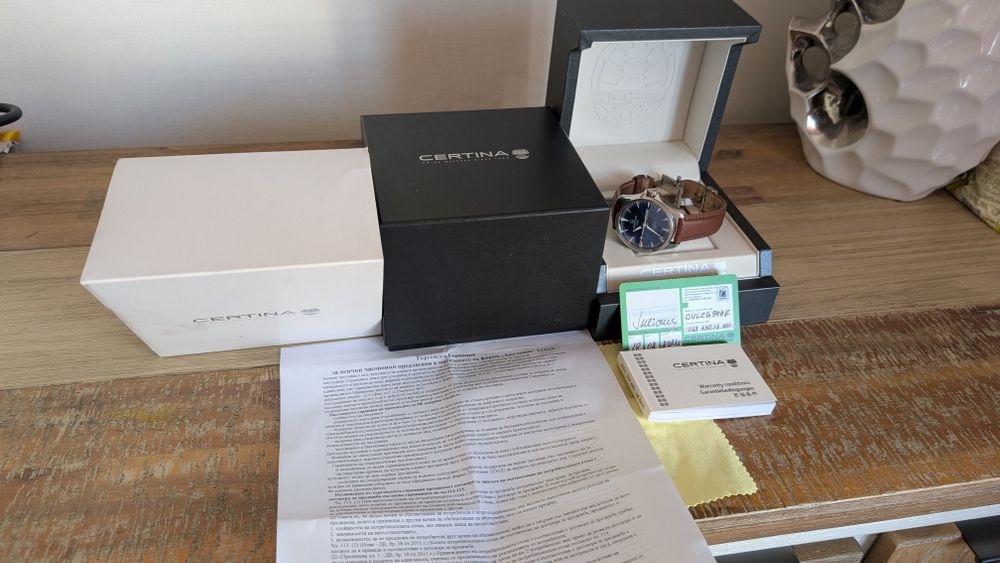 Часовник Certina DS Action Day - Date Powermatic 80 - пълен комплект