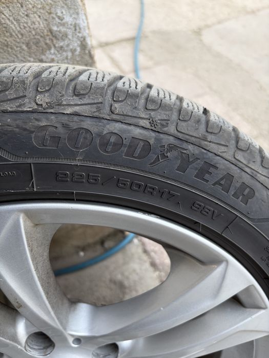 Jante MAK 5x120, r17, cauciucuri GoodYear - ca noi