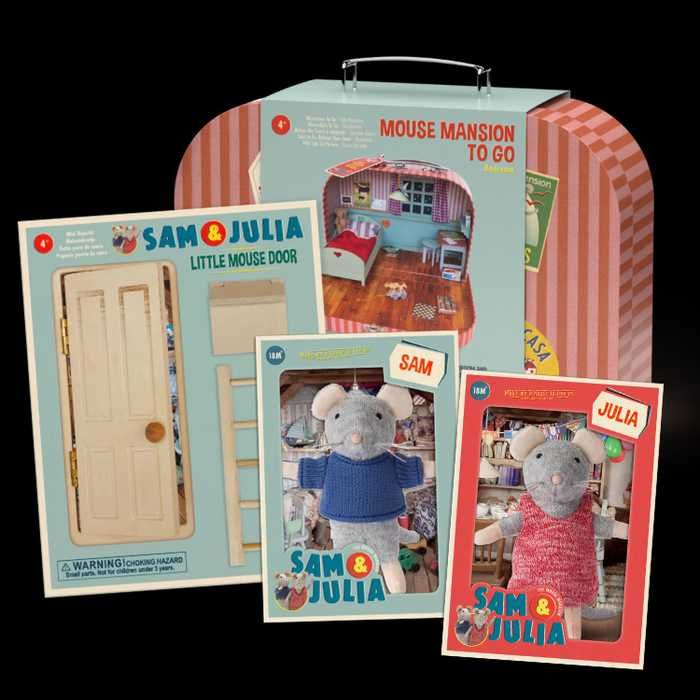 Kit pentru constructie Casa joaca Soricei Sam&Julia