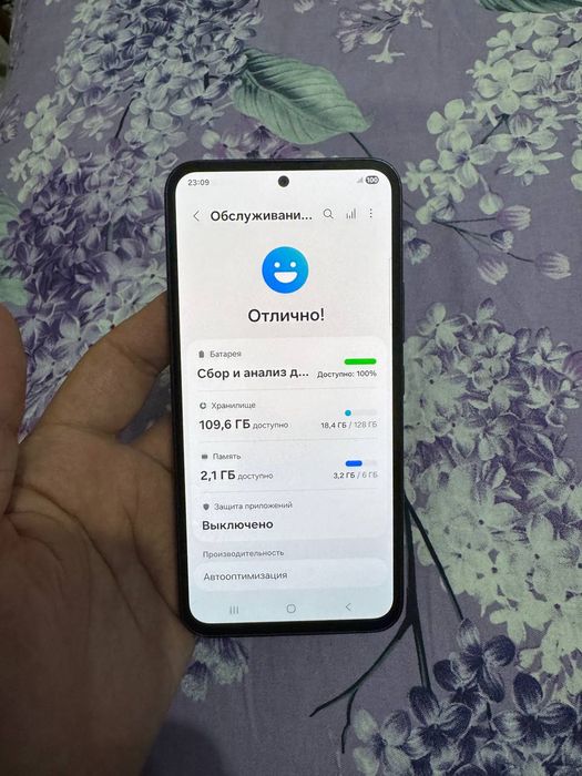 Samsung Galaxy A54 5G 6+6/128GB Black Igravoy Holati Ideal Original 5G