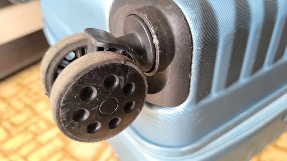 Голям син  куфар поликарбонат