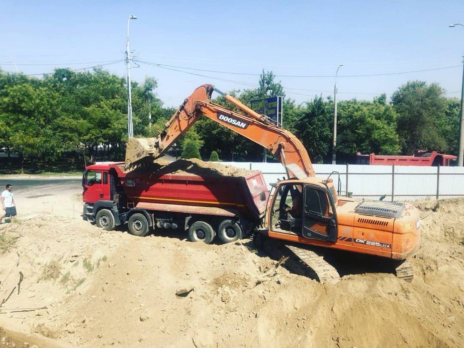 Аренда 3в1 экскаватор погрузчик трактор