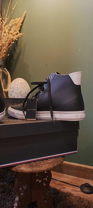 Високи Кожени кецове Tommy Hilfiger