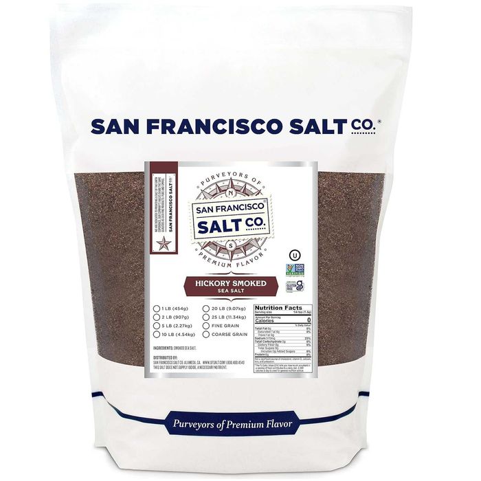 Копчёная морская соль Hickory Smoked, San Francisco Salt Company США