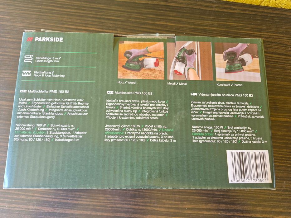 Slefuitor multifunctional PARKSIDE PMS 160 B2