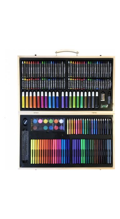 Чемодан деревянный 220 для рисования художник