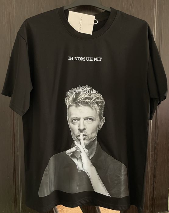 !Reducere! Tricou Ih nom uh nit negru din bumbac de barbati/femeii
