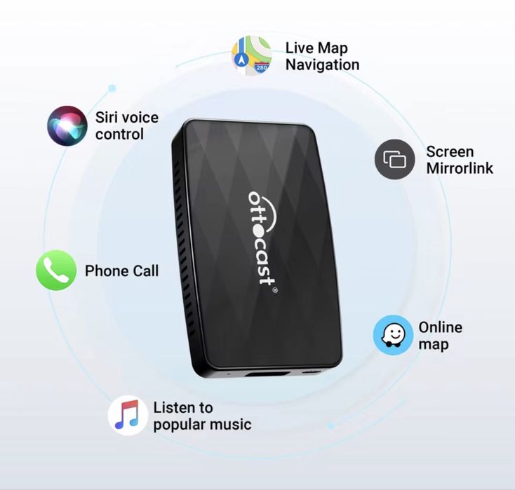 CarPlay & Android Auto Adaptor Wireless Dongle
