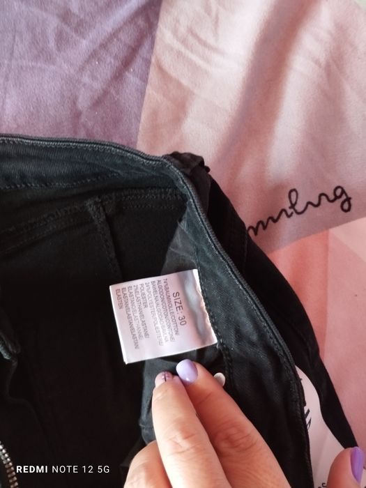 Blugi negri elastici