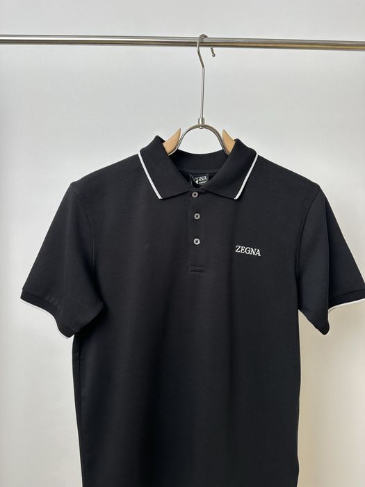 Мъжка тениска Zegna поло яка нов модел