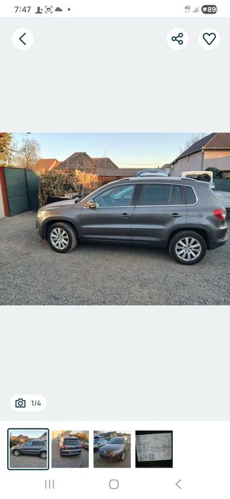 Dezmembrez Piese Vw Tiguan 4x4 din 2009