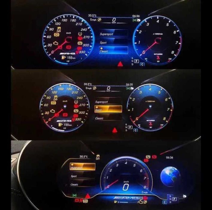 Mercedes-Benz Apple Carplay Android Faza lunga Semne AMG Menu