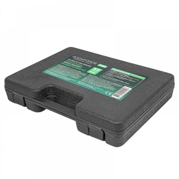 Комплект свредла и длета 17 части RockForce