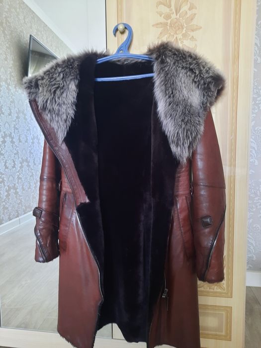 Дубленка кожаная размер xs
