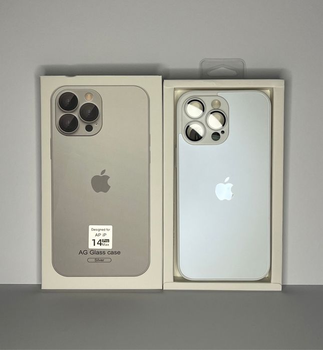 Husa sticla premium AG GLASS MagSafe iPhone 13 14 15 Plus Pro Max