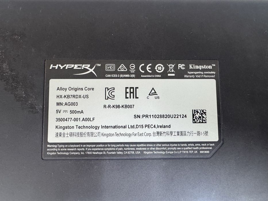 10 клавиатур Hyper X
