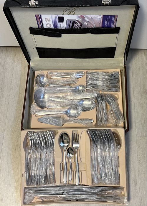 Set  Bohmann Tacamuri inox PREMIUM 72 piese