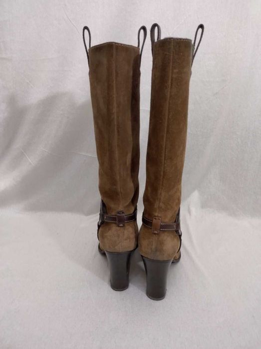 Gucci велурени ботуши