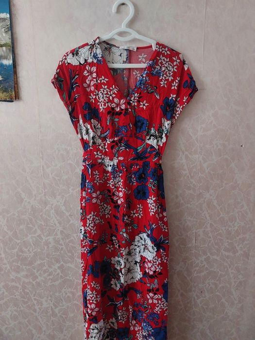 Платье летнее Mango с поясом