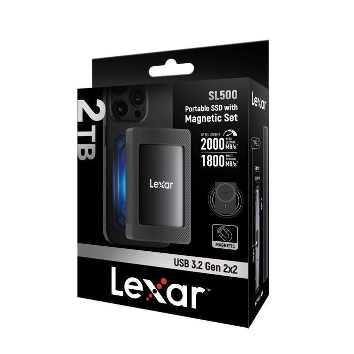 Lexar SL500 Portable ssd with magnetic set 1tb / 2tb (optom) в наличии