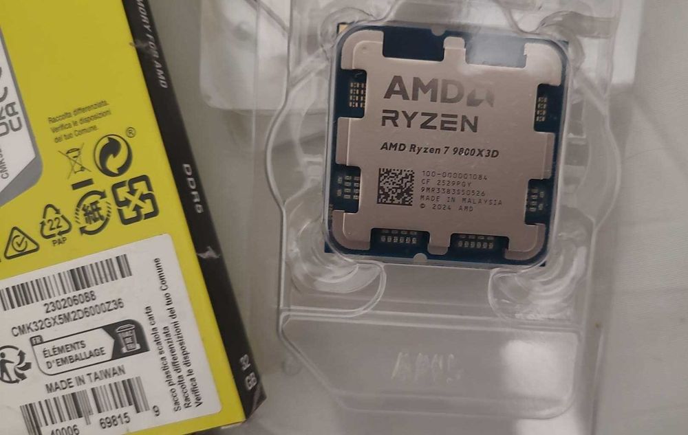 Kit procesorRyzen 7 9800X3D +32 gb ddr5 6000 cu cl 36 -noi