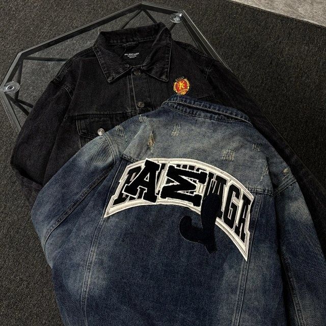 Jacheta Balenciaga Skater Denim