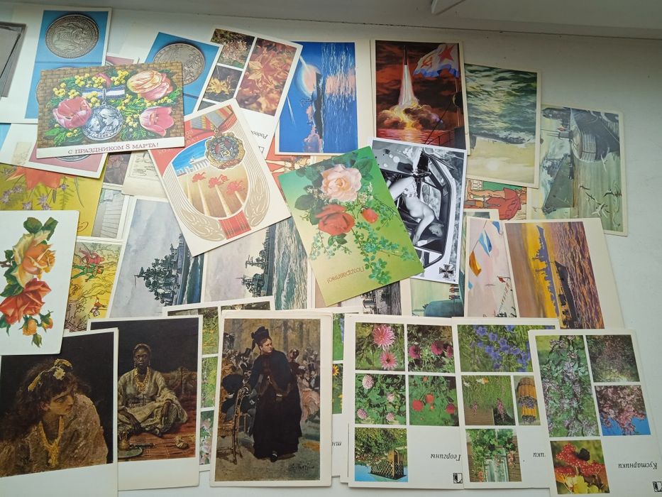 Открытки времён СССР.