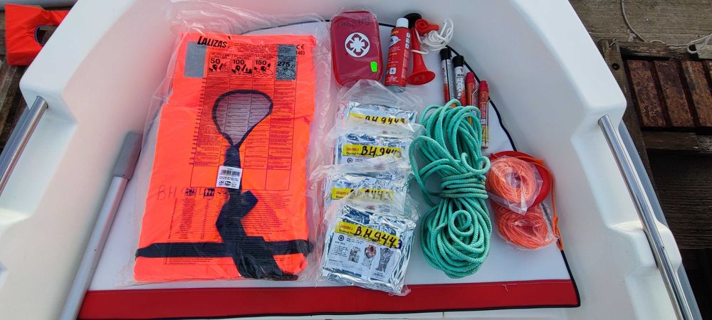 Лодка Safter 450 (2020г.), Yamaha 25кс (2023г., 456 часа), Garmin 7sv