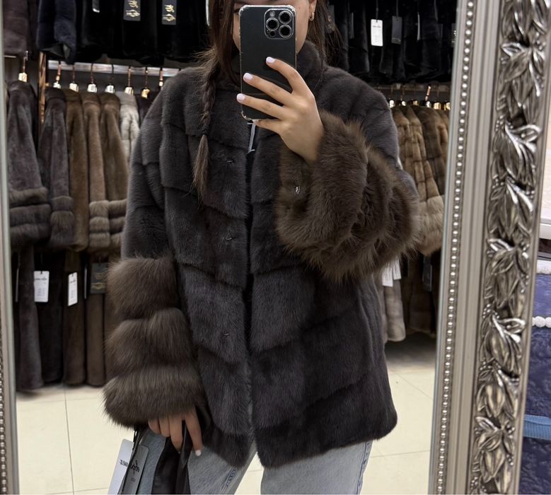 Кимано шуба норка, соболь