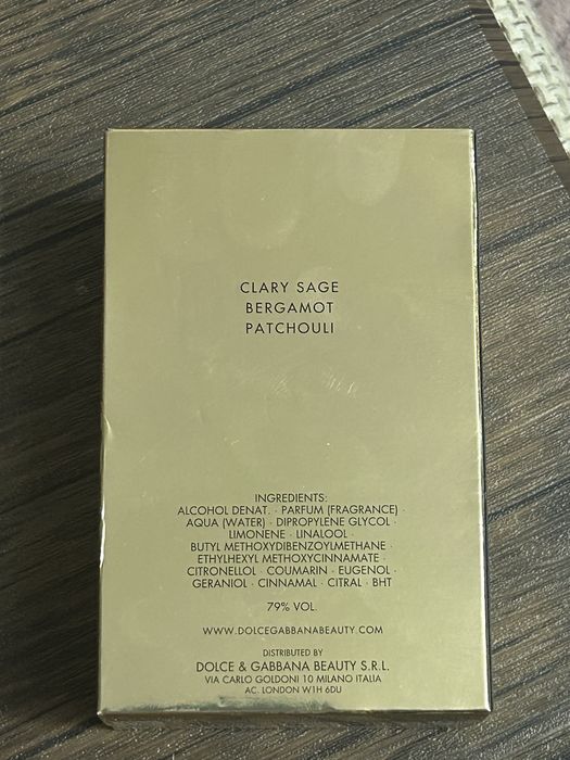 Dolce & Gabbana The One Gold Intense
