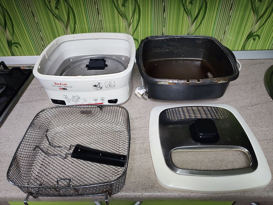 Friteuză Tefal Versalio Deluxe 9 în 1 , F21-RDS1 , 2L , 1,2 Kg Alim.Ul