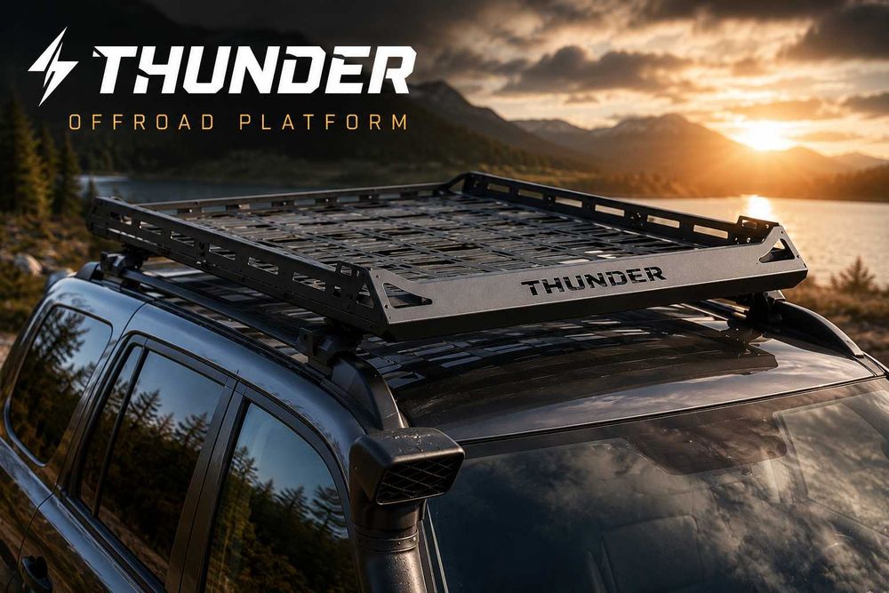 THUNDER Offroad метален багажник за покрив - Голям