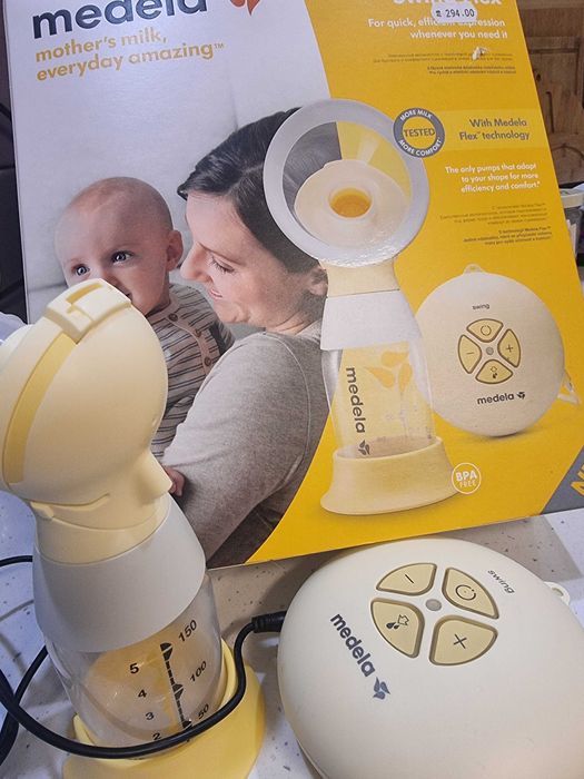 Електрическа двуфазна помпа за кърма на марката Medela