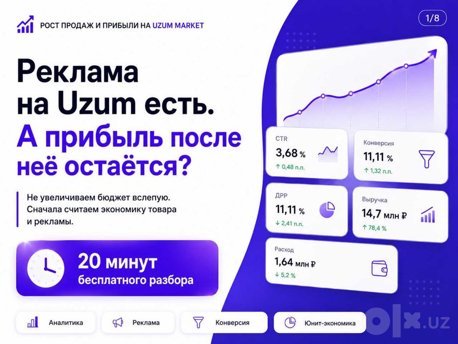 Увеличим продажи на Uzum Market