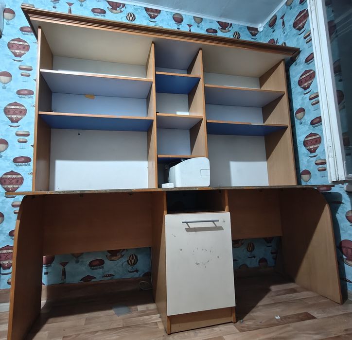 Парта-стол для двух учеников