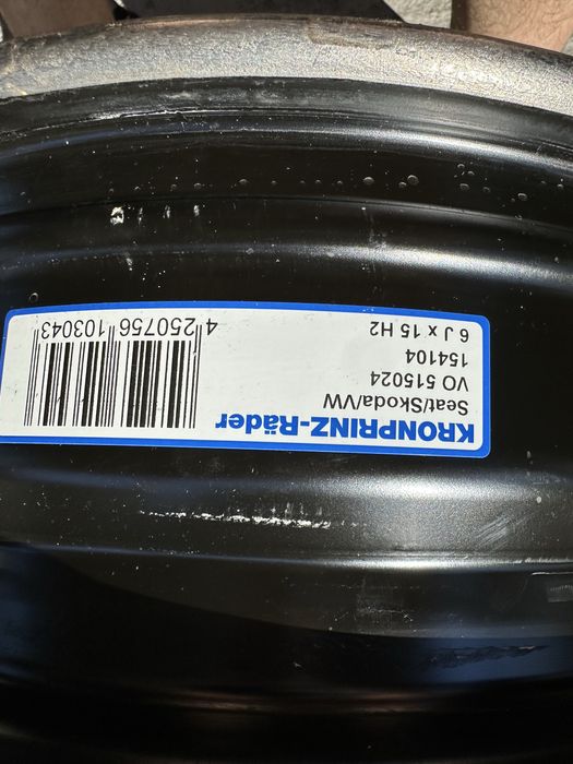 Jante tabla R15 5x112